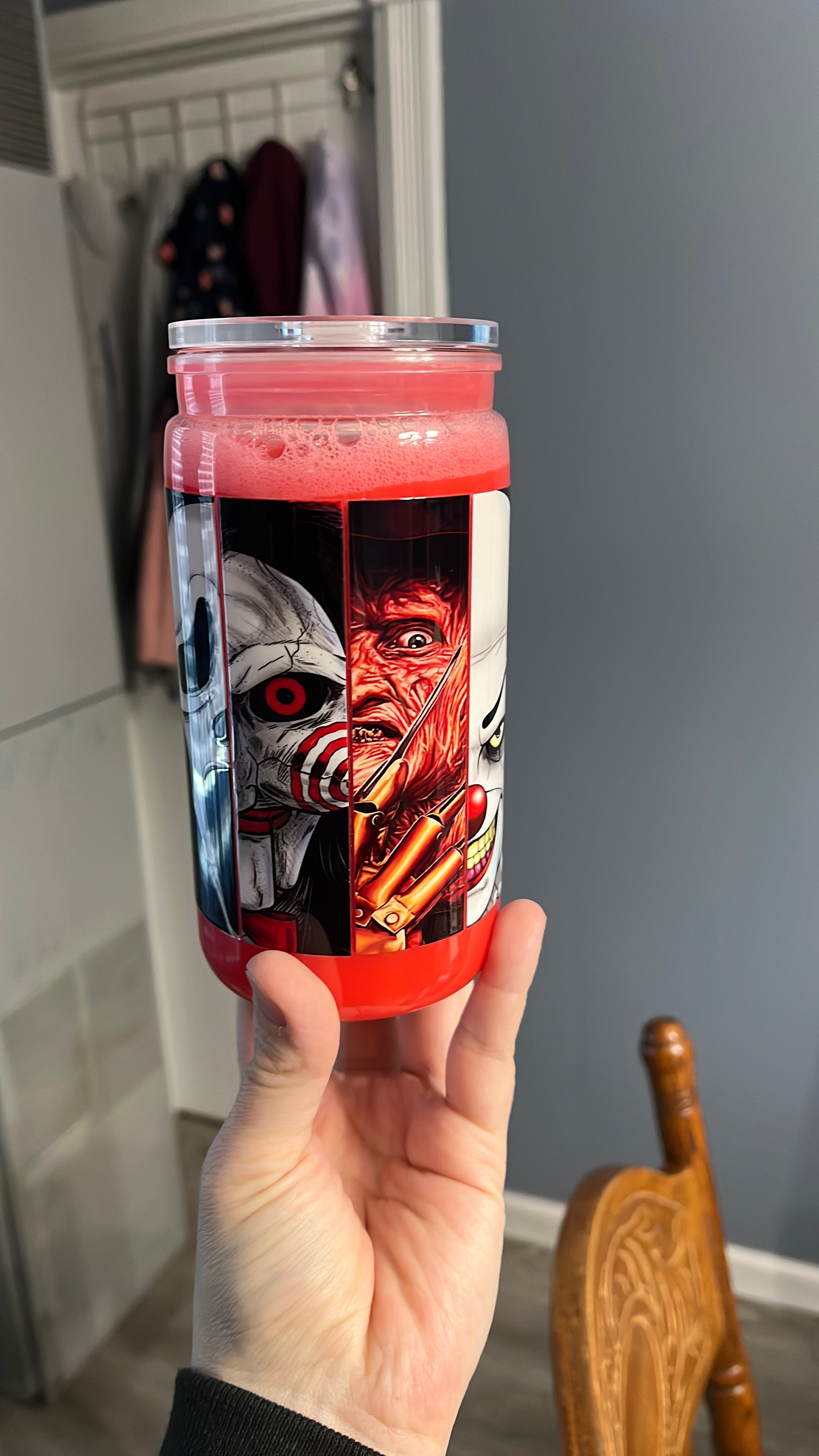 Horror friends tumbler