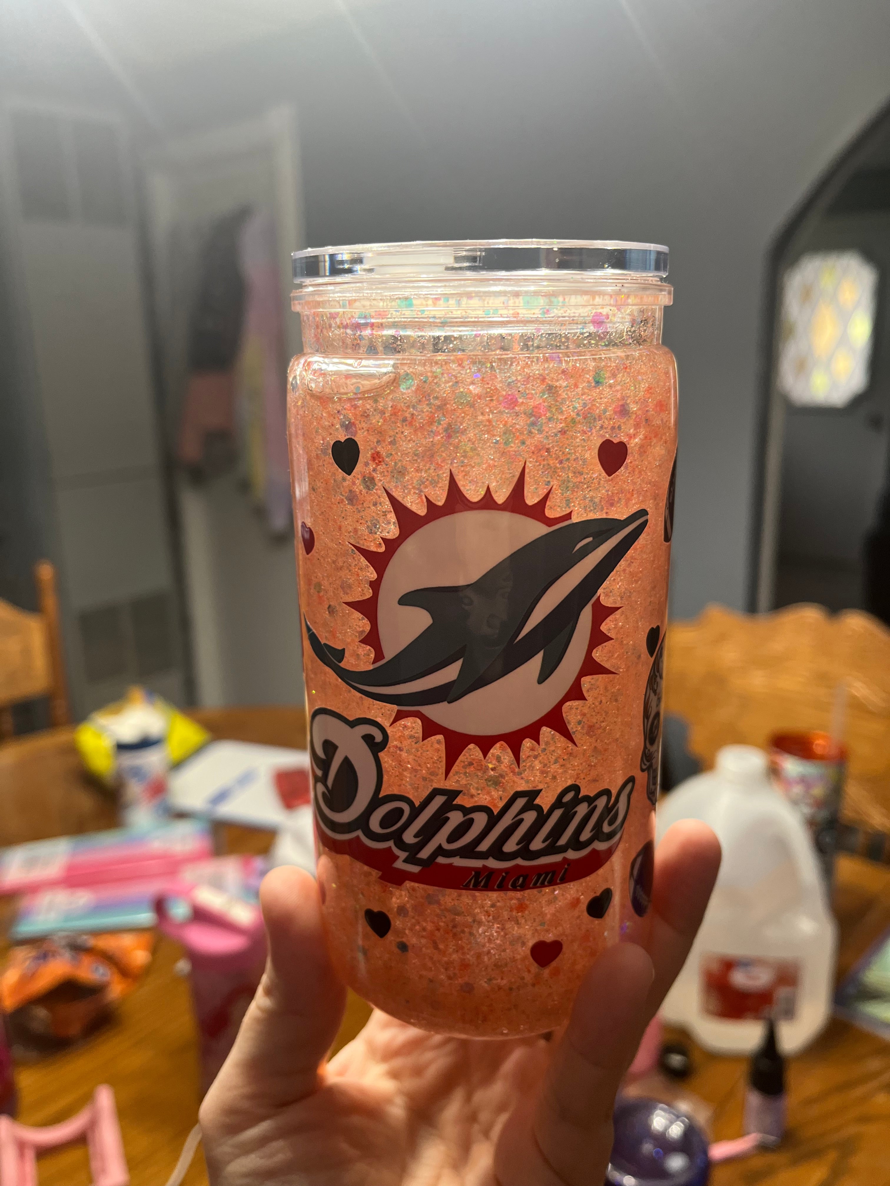 Miami Dolphins tumbler